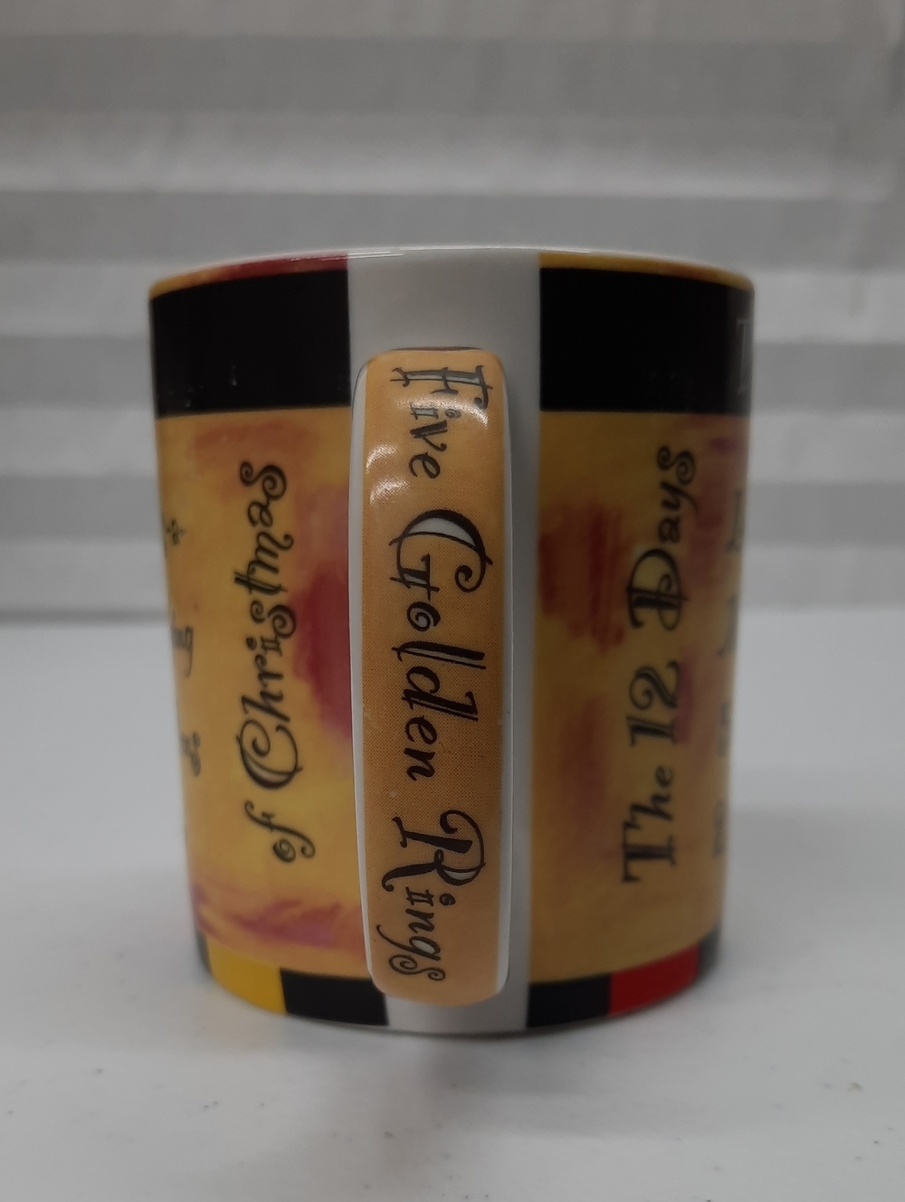 Starbucks Christmas Coffee/Tea Mug Deborah Reinhart Design Holiday Themed 12 oz
